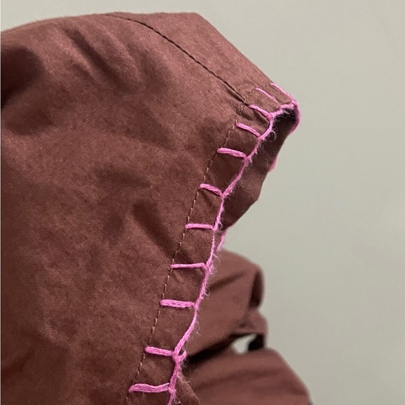 Maeve Anthropologie Brown and Pink Embellished Western Boho Style Dress Casual - Picture 8 of 9